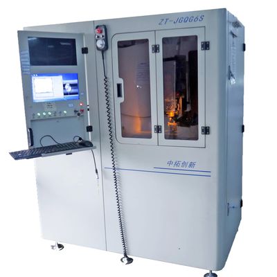 Industrial Camera Optical Amplification Fiber Laser Cutter With Windows Based CNC System