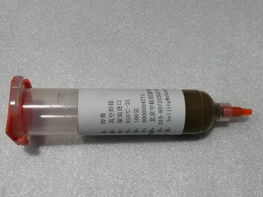Original Vacuum Brazing Paste with Electrical Conductivity of 9.4 X 106 /ohm∙m and Temperature Range of 600-800°C