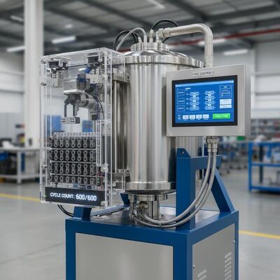 PLC Touch Screen Controlled Vacuum Brazing Machine Featuring Stainless Steel Chamber and CNGA1204 Brazing Capability 600pcs per Cycle