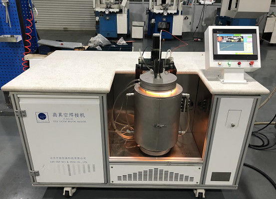 PCBN PCD Tools Vacuum Brazing Machine With Quartz Tube