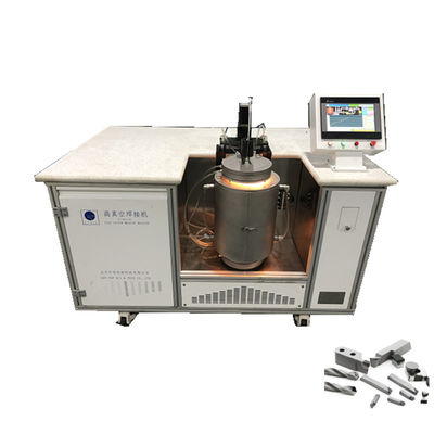 18pcs Halogen Tubes Tungsten Carbide Vacuum Brazing Machine with 10^-2 Pa Max Vacuum Rate