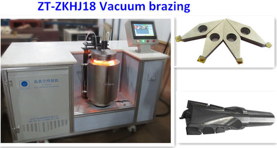 Automatic Vacuum Brazing PCD Machine PLC Control Temperature Resistance